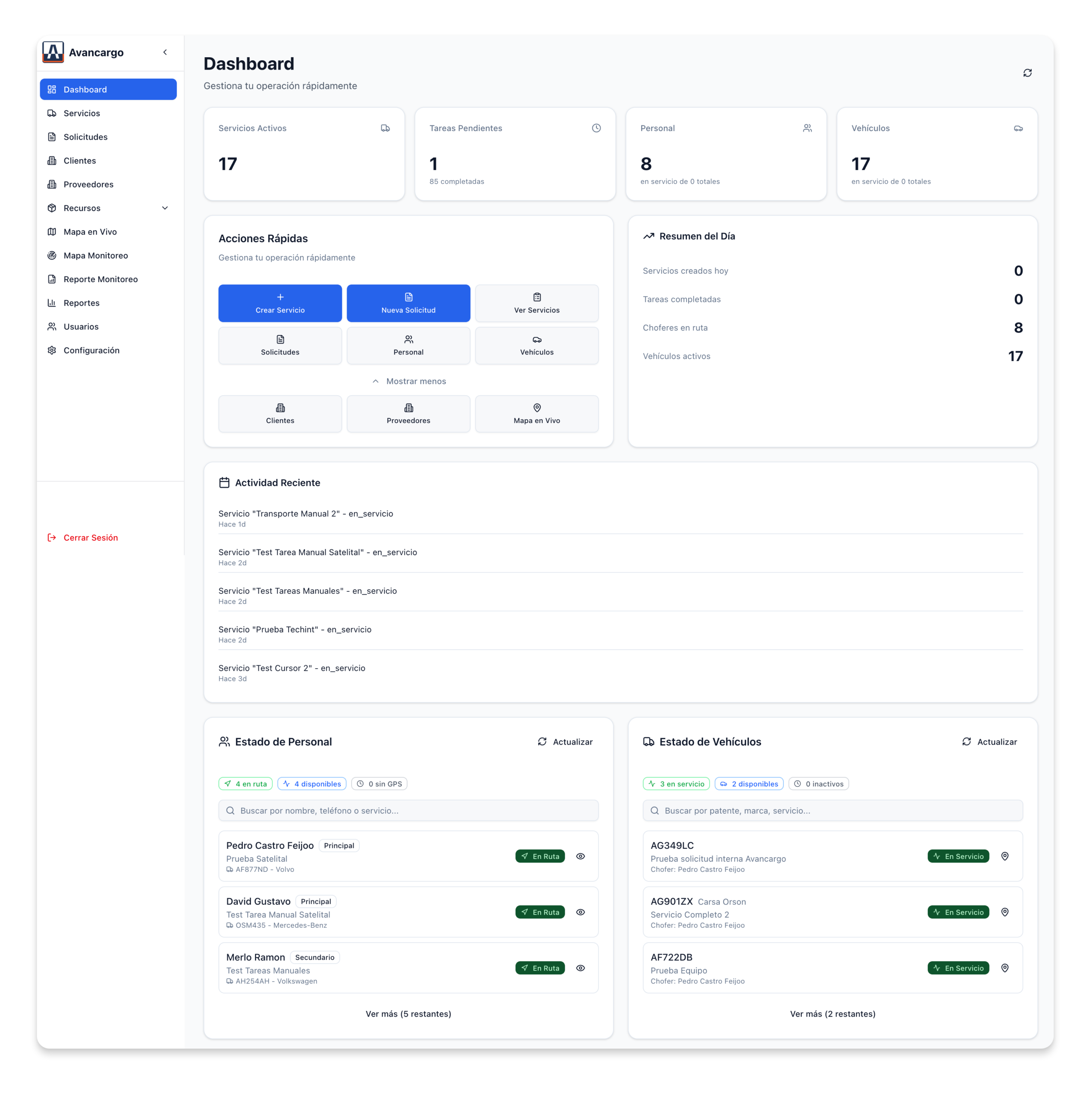 Tablero Operativo Task Manager